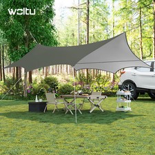 WOLTU Zeltplane wasserdicht Outdoor Tarp Ultraleicht Camping Sonnenschutz SPF50＋