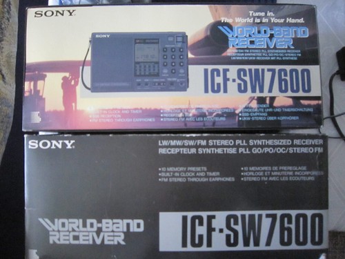 Sony icf sw7900 made japan - in,