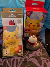 Nintendo Switch Pokemon Let's Go Pikachu Und Poke Ball Plus und Ladestation