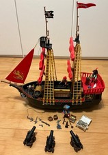 @Playmobil@  Piratenschiff Piratenkaperschiff @ 4424@ 4 Figuren@2 Schatztruhen@