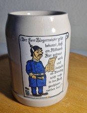 🔥 seltener alter Bierkrug ohne Deckel 🔥  Sammler Krug 🔥 TOP s. Fotos !