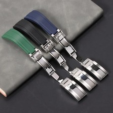 20 mm Silikon Uhrenarmband für Rolex Ersatzband Kompatibel Sportuhr Taucheruhren