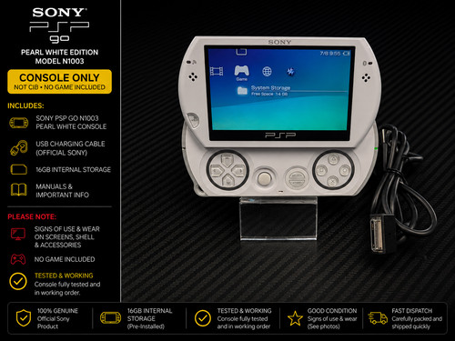 Sony psp n1003 pearl white - psp,