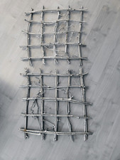 Weihnachten 2 Gitter Deko Holzgitter Reisig Floristik Basteln silber 39 x 39 cm