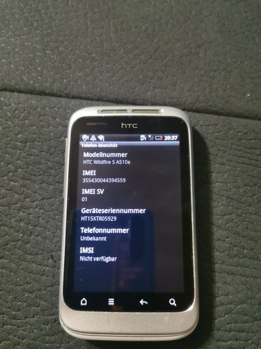 Htc wildfire silber - ,