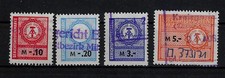 Gerichts-Kosten Marken der DDR Teil 4, ca. 1971   Fiskalmarken