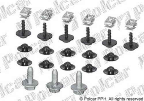 Clips satz unterfahrschutz - clips,