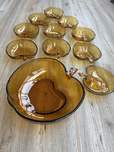 Vintage bernstein kolonie glas - bernstein,