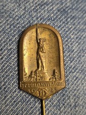 Alte Anstecknadel Hermannsdenkmal Teutoburger Wald Hermannslauf 1925 DT