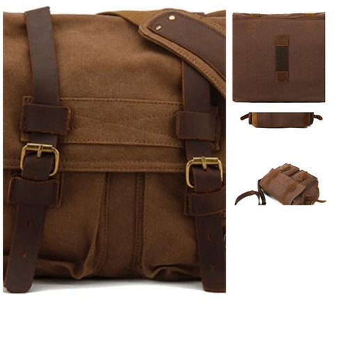 Sechunk vintage militär leder - vintage,