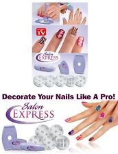 Nagel Dekoration Set Schablone für Nagel Stempel Platten Nail Art Stamping Tatto