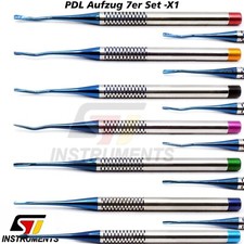 Chirurgische Luxationsimplantate PDL Elevator 7er Set Zahnzange labor instrument