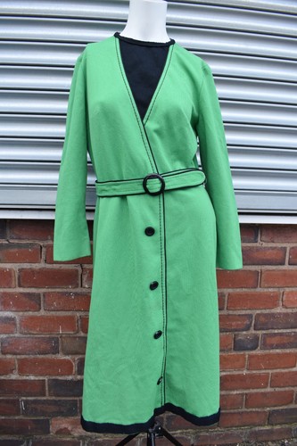 Vintage grünes kleid mit - grünes,
