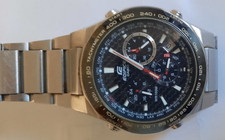 C- 113   Casio Edifice Silber Herren Armbanduhr Räumung Fund ......for Sale