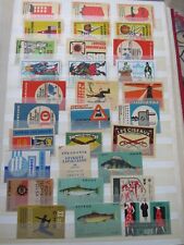 Streichholzetikette , 30 Stück , Sammlung . Posten