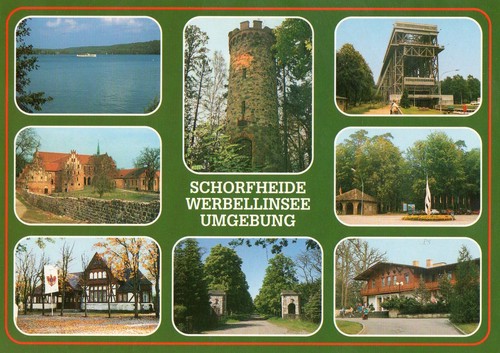 Ansichtskarte schorfheide - ansichtskarte,
