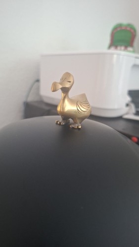 Vintage brass dodo figures - vintage,