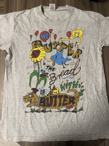 Butter the bread with - butter,