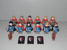 12 Minifiguren Adlerritter,Ritter,Ritterburg,Mittelalter,NEU,,,