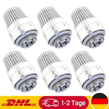 6 Stk Thermostatkopf Heizkörper Regler Thermostat Kopf Heizung Ventil M30 x 1,5
