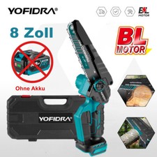 Für 18V Makita Akku Kettensäge 8'' Baumsäge Handkettensäge Mit Koffer & Ölkanne 