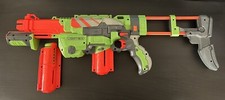 Nerf Vortex Praxis Gewehr mit Verlängerung | 7 Discs & 2 Magazine | Spielzeug