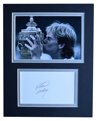 Stefan edberg signed autogramm - stefan,