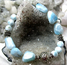 LARIMAR  Edelstein  Armband