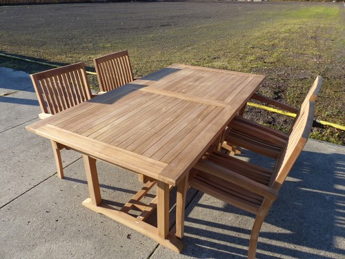 Teak gartentisch ausziehbar - teak,