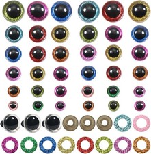 120 Stück Puppenaugen Glitzer