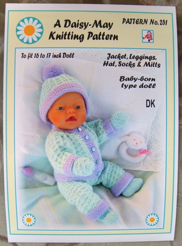 Puppen strickmuster nr 251 - puppen, nr.