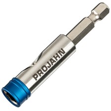 PROJAHN Einhand Bithalter Schnellwechsel Magnet Bit Halter für 1/4" Bits 65mm