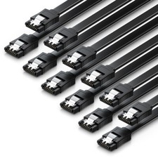 6x 0,5m SATA3 Kabel Datenkabel HDD SSD Festplatte 2x Stecker gerade PC Computer