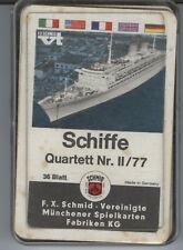 Quartettspiel, Schiffe, F.X. Schmid - Nr. II/77 
