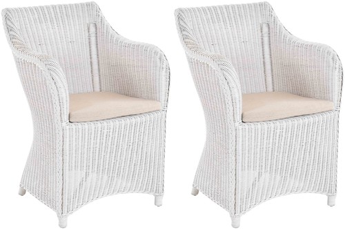 Set rattan esszimmersessel - set/2,