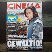 Cinema 05/2005, Orlando Bloom, Kinomagazin, Filmzeitschrift, Inhaltsangabe