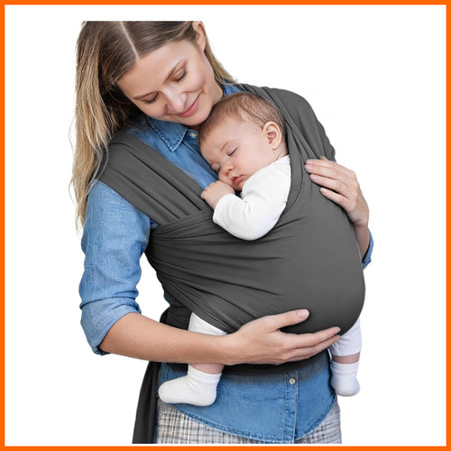 Babytragetuch grau 100 - grau,