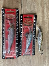 3 Lucky Craft Pointer SP 78 & SP 100 Wobbler Twitchbait