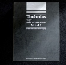 Original Technics SE-A3 Power