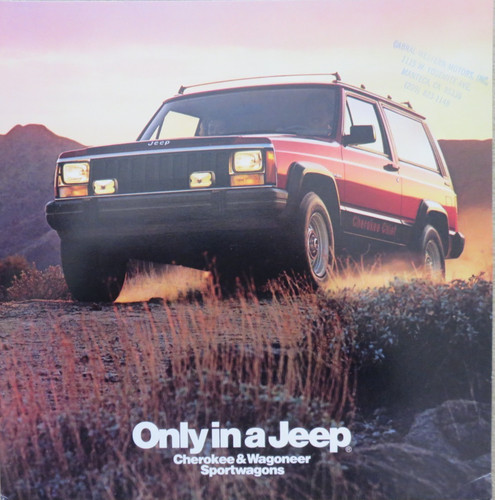 1984 jeep cherokee wagoneer - jeep,