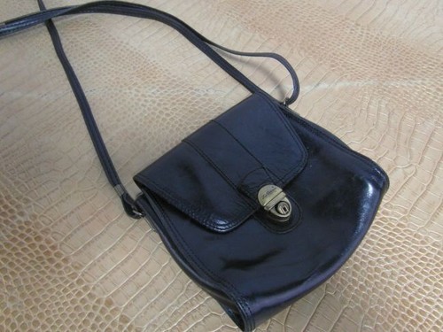 Handtasche schwarz echt leder - handtasche,