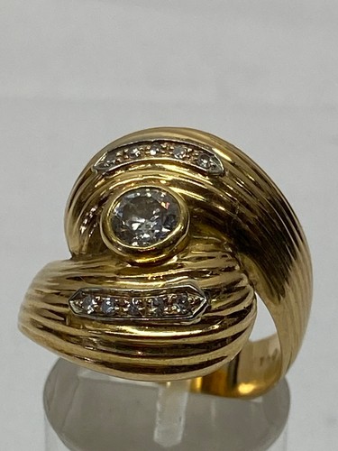 Ring gold 750 - ring, massiv