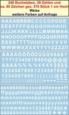 Buchstaben Zahlen Zeichen je 4