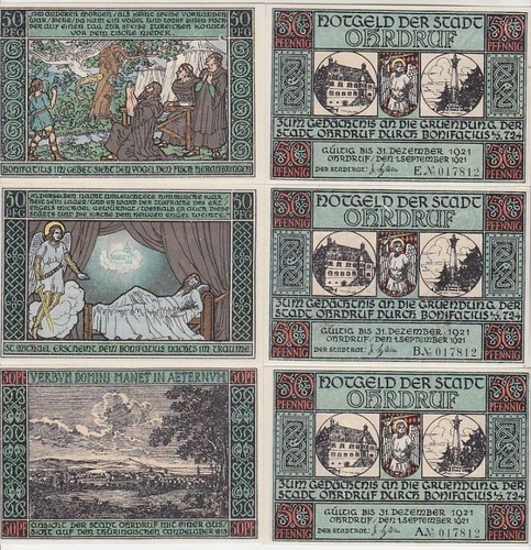 Kompl serie banknoten - kompl., 6