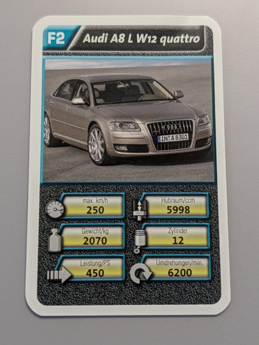 Audi w12 quattro - audi, a8