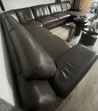 Echte Leder Die Wohnlandschaft U Form