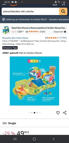 Kinderpool mit rutsche - kinderpool,