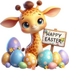 Farbe Ostern Giraffe Eier