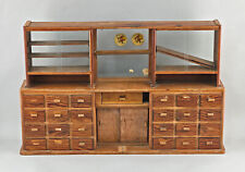 99810241 Kaufmannsladen Kaufladen antik Holz Glas 52x15x75cm