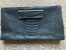 Antike Abendtasche Schwarzes Krokodil Leder 1 1 X 20 cm
